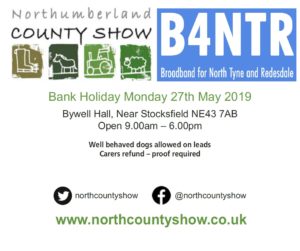 Read more about the article B4NTR with us at the Northumberland County Show!